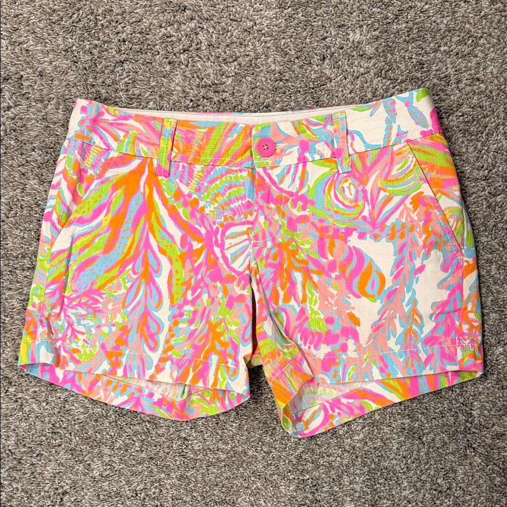 Lilly Pulitzer Colorful Print Women Shorts